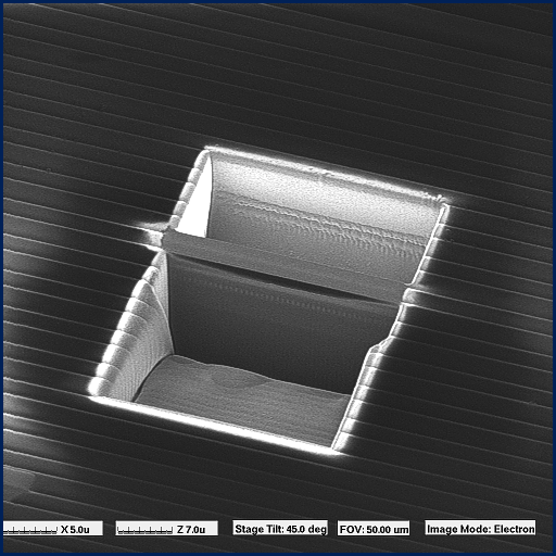 Initial Trenches Ion Milled